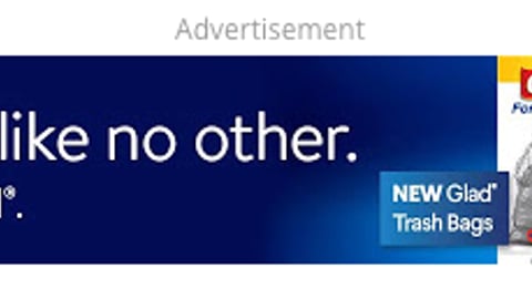 Walmart Clorox Glad 'Clean Like No Other' Display Ad